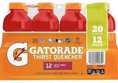 Gatorade Thirst Quencher, Fruit Punch, 20oz - Pack of 12
