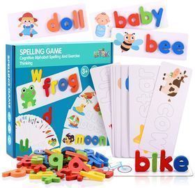 LET'S GO! See and Spell Learning Toys, Matching Letter Spelling Game