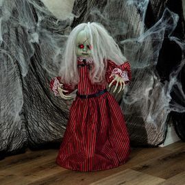 Haunted Holly Roaming Doll Halloween Decor