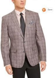Slim-Fit Plaid Sport Coat