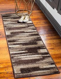 2' x 6' Unique Loom Warm Toned Brown Runner Rug