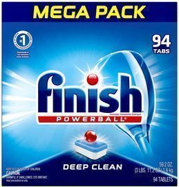 94-Count Finish Powerball All-In-1 Dishwasher Detergent Tablets