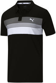 PUMA Men's Essential Sport Striped Jersey Polo (6 Colors)