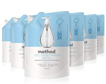 Method Gel Hand Soap Refill - Pack of 6