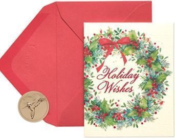 Papyrus Christmas Cards - Prelude Wreath Style