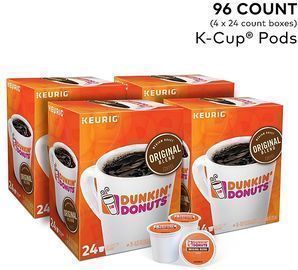 Dunkin Donuts Original Blend Coffee K-Cup Pods, 96pk