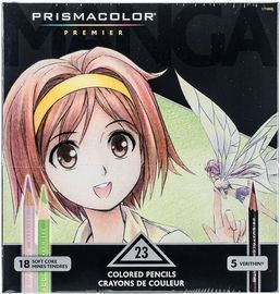 Prismacolor 1774800 Premier Colored Pencils + Sharpener
