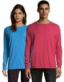 Hanes ComfortWash Long-Sleeve T Shirt (Unisex, Various Styles)