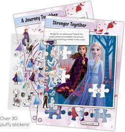 Disney Frozen 2 Coloring and 32-Page Activity Book with Puffy Stickers
