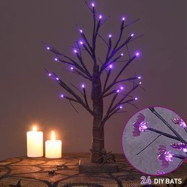 Twinkle Star 24 LED Birch Halloween Tree
