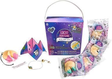 WowWee Lucky Fortune Blind Collectible Bracelets - 4 Pack Take-Out Box