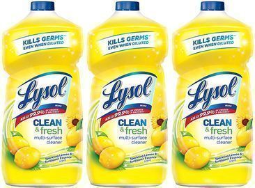 3pk of Lysol Clean and Fresh Multi-Surface Cleaner