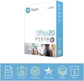 8.5x11 HP 20lb Printer Paper (1 Ream 500 Sheets)