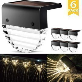 6 Pack of Solar Deck Lights