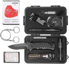 12 in 1 Survival Gear Kit