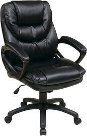 Office Star Faux Leather Manager's Chair