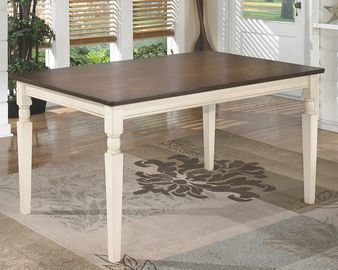 Signature Design Dining Room Table by Ashley Whitesburg (Brown/Cottage White)