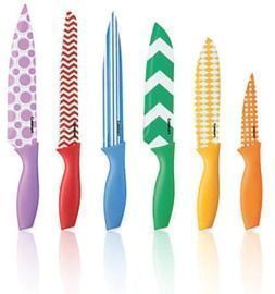 Cuisinart 12-Piece Printed Color Knife Set