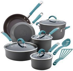 Rachael Ray 12pc Hard-Anodized Aluminum Non Stick Cookware Set