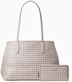 Kate Spade Link Large Tote + Matching Wallet