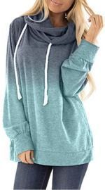 Fall Clothes Fashion Casual Hooded Tie Dyes Print Sweatshirt