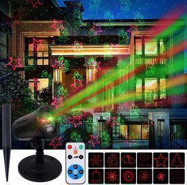 Outdoor Christmas Projector Lights with Wireless Remote Control