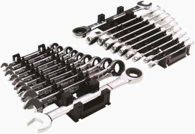 Kobalt 20-Piece 12-Point Standard and Metric Ratchet Wrench Set