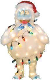 Pre-Lit 32 Rudolph The Red-Nosed Reindeer Bumble Christmas Yard Decoration