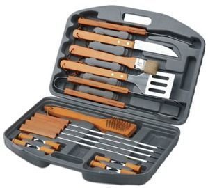Chefs Basics Select Stainless Steel Grilling Set, 18pc