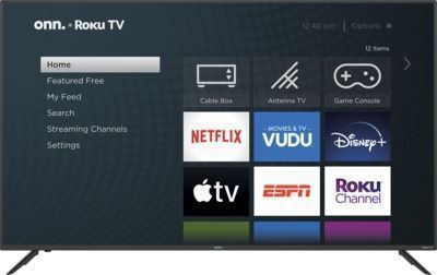 STARTS 7PM: onn. 70 4K UHD LED Roku Smart TV