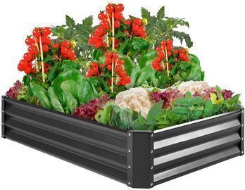 6'x3'x1' Outdoor Metal Raised Garden Bed