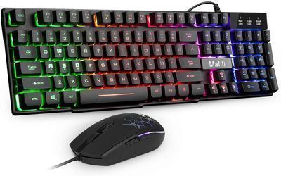 Mafiti Wired Gaming Keyboard and Mouse Combo