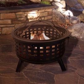 Janesville Steel Wood Burning Fire Pit