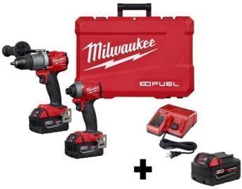 M18 FUEL 18-Volt Lithium-Ion Brushless Cordless Hammer Drill & Impact Driver Combo Kit