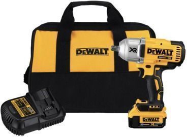 DEWALT 20-Volt MAX XR Cordless Brushless High Torque 1/2 in. Impact Wrench w/ Bag