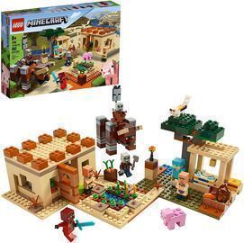 LEGO Minecraft The Illager Raid 21160 Building Toy Action Playset (562 Pieces)