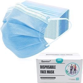 Karoter 50Pcs Disposable Face Mask