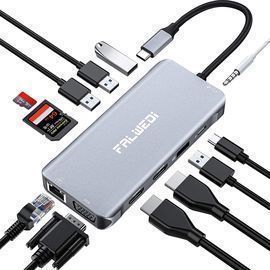 Falwedi Triple Display 12-in-1 USB-C Hub
