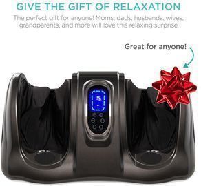 Therapeutic Foot Massager w/ High Intensity Rollers, Remote, 3 Modes