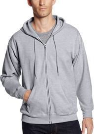 Hanes Men's Full-Zip Eco-Smart Fleece Hoodie