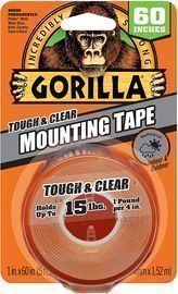 Gorilla Tough & Clear Double Sided Mounting Tape