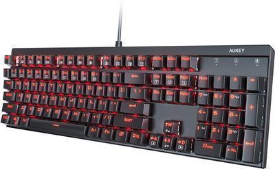 Aukey Mechanical Keyboard Red Switch Gaming Keyboard