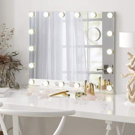 LUXFURNI Vanity Mirror with Makeup Lights
