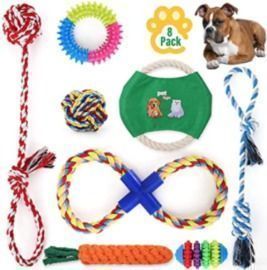Set of 8 Dog Toys