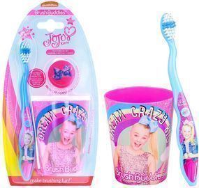 JoJo Pink Toothbrush Set, Multi