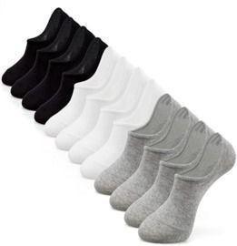 6 Pack No Show Socks Low Cut Anti-slid Cotton Athletic Casual Socks