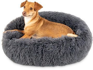 40% OFF | Self-Warming Shag Fur Calming Pet Bed