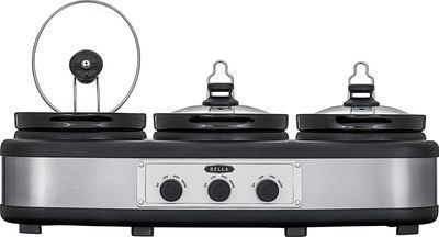 Bella 3 x 2.5-Quart Triple Slow Cooker