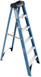 Werner 6' Fiberglass Step Ladder (250 lb. Load Capacity)
