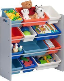 Honey-Can-Do SRT-06475 Kids Toy Organizer and Storage Bins